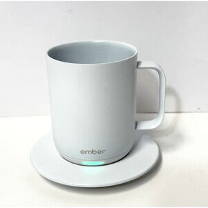 Ember Smart Coffee Mug IPX7 10oz 295ml Temperature Control Cup Electric White